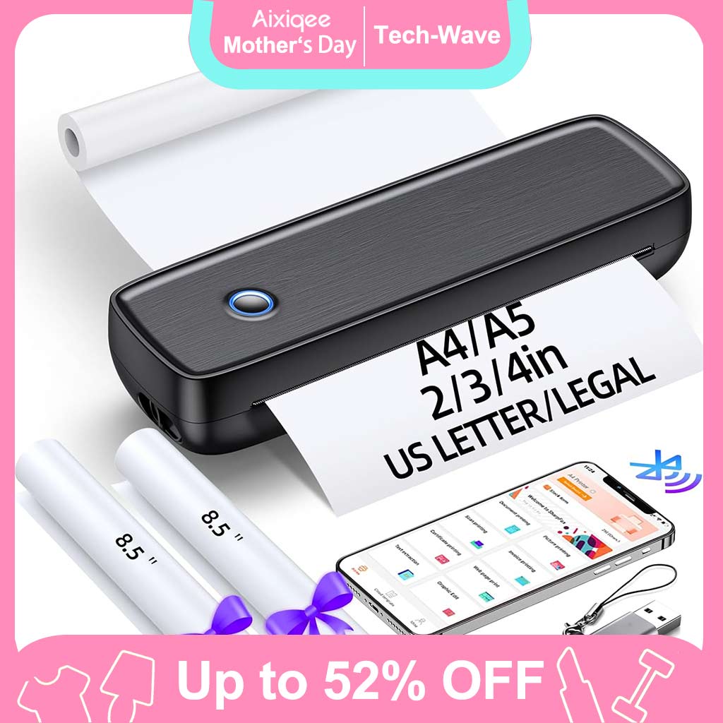 Aixiqee A80 Portable Thermal Printer